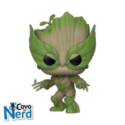Alternative view of Funko POP! Marvel: We Are Groot - Groot as Wolverine 1396