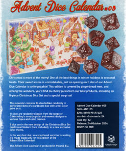 Alternative view of Advent Dice Calendar #5 - Q-Workshop