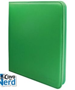 Vivid Zippered 12-Pocket PRO-BINDER - Green