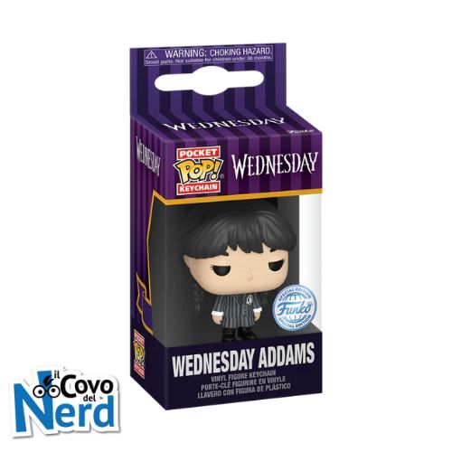 Funko POP! Keychain: Wednesday - Wednesday Addams Special Edition