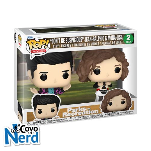 Funko POP! Television: Parks and Recreation - "Don't be Suspicious" Jean Ralphio & Mona-Lisa 2-Pack