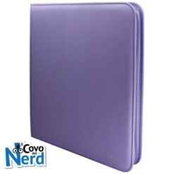 Vivid Zippered 12-Pocket PRO-BINDER - Purple