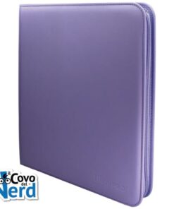 Vivid Zippered 12-Pocket PRO-BINDER - Purple