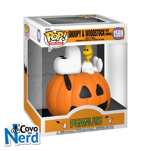 Funko POP! Deluxe: Peanuts - Snoopy & Woodstock with Pumpkin 1589