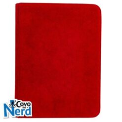 Vivid Red Deluxe 9-pocket Zippered Pro Binder
