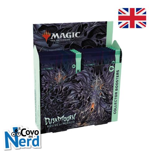 Collector Booster ENG Duskmourn House of Horrors Display 12 Bustine Magic the Gathering