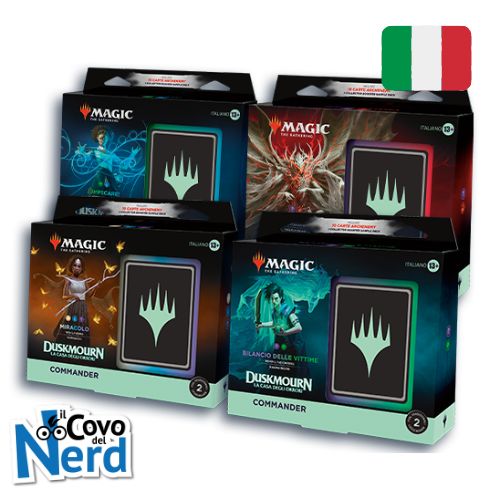 Commander Decks ITA Duskmourn: La Casa degli Orrori Set 4 Mazzi - Magic the Gathering