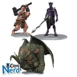 Alternative view of D&D Demon Lords Graz'zt, Fraz Urb'luu, and Kostchtchie - Icons of the Realm - WZK96267