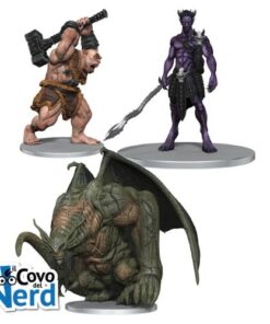 Alternative view of D&D Demon Lords Graz'zt, Fraz Urb'luu, and Kostchtchie - Icons of the Realm - WZK96267