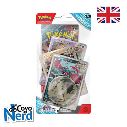Stellar Crown Roaring Moon Premium Checklane Blister - Pokémon TCG - ENG