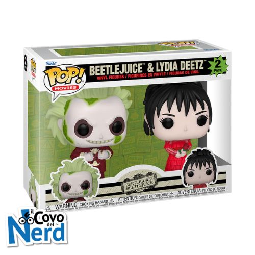 Funko POP! Television: Beetlejuice Beetlejuice - Beetlejuice & Lydia Deetz 2-Pack