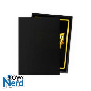 Matte Black non-glare sleeves (100) Dragon Shield Standard