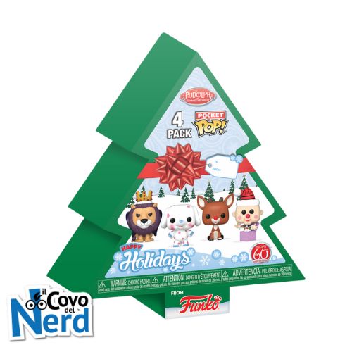 Funko POP! Rudolph Red-Nosed Reindeer: Tree Holiday Box (4 Pack)