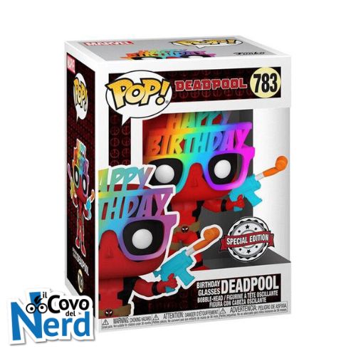 Funko POP! Marvel: Deadpool - Birthday Glasses Deadpool 783