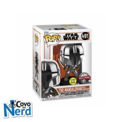 Funko POP! Star Wars: The Mandalorian - Mandalorian W/DarkSaber Glowing in the Dark 491
