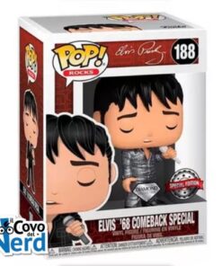Funko POP! Rocks: Elvis Presley - Elvis '68 Comeback Special Diamond Edition 188