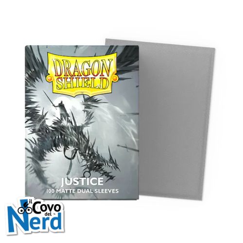 Dual Matte Justice Sleeves - Dragon Shield Standard (100 Bustine)