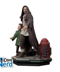 Obi-Wan & Young Leia Figure - Star Wars: Obi-Wan Kenobi - Deluxe Art Scale Statue 1/10 20 cm