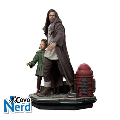 Obi-Wan & Young Leia Figure - Star Wars: Obi-Wan Kenobi - Deluxe Art Scale Statue 1/10 20 cm