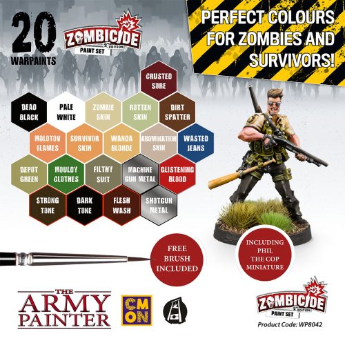 Alternative view of Zombicide Paint Set 2a Edizione