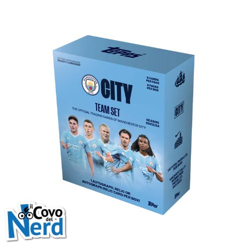 Team Set Manchester City 2023/24 - Box da 6 Bustine da 5 carte