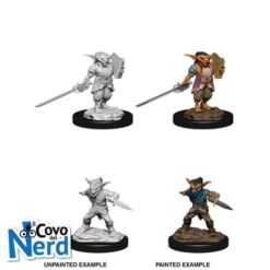 D&D Male Goblin Rogue & Female Goblin Bard - Nolzur's Marvelous Miniatures - WZK90309