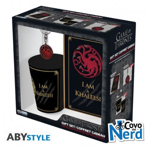 Game of Thrones Gift Set Targaryen Mug + Keychains + Notebook ABYPCK165