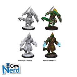 D&D Lizardfolk Barbarian & Lizardfolk Cleric - Nolzur's Marvelous Miniatures - WZK90308