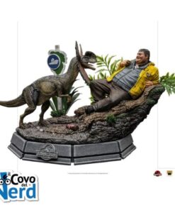 Nedry Meets the Dilophosaurus - Jurassic Park Art Scale Statue 1/10 21 cm