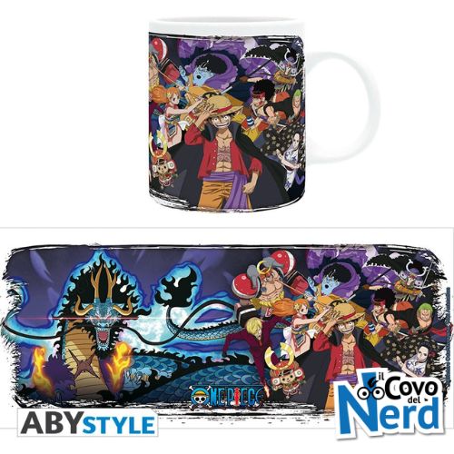ABYSTYLE Tazza One Piece Shanks | 460 Ml In Ceramica | Ufficiale Per Microonde E Lavastoviglie
