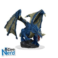 Alternative view of D&D Young Blue Dragon - Nolzur's Marvelous Miniatures - WZK90322