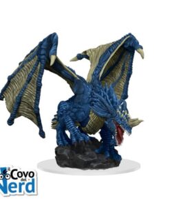 Alternative view of D&D Young Blue Dragon - Nolzur's Marvelous Miniatures - WZK90322
