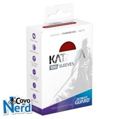 Katana Standard Sleeves Red - Ultimate Guard (100 Sleeves)