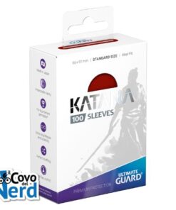 Katana Standard Sleeves Red - Ultimate Guard (100 Sleeves)