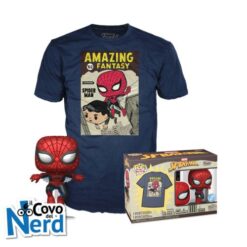 Funko POP! Marvel: POP&Tee: Spider-Man- Comic Cover (Metallic)