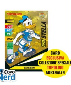 La nuova stagione calcistica parte alla grande con Calciatori Adrenalyn XL™ 2024-25, Non perdere l'indispensabile Starter Pack con raccoglitore ufficiale e tantissimi elementi fondamentali per immergerti nell'universo Calciatori Adrenalyn XL™. Per cominciare al meglio la collezione, ed avere già le prime card Limited Edition, tutti dovrebbero avere lo Starter pack ufficiale che contiene: - Raccoglitore di 60 pagine e ben 540 tasche per collezionare tutte le card - guida ufficiale - campo da gioco per sfidare gli amici - checklist tascabile - 4 bustine da 6 card ciascun per dare un impulso significativo alla propria collezione - 3 Card Limited Edition: Zito Luvumbo, Duda, Pessina - 1 card esclusiva Super Stella di Paperino (collezione speciale Topolino Adrenalyn).