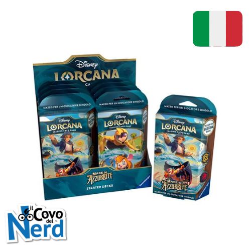 Starter Decks Display Mare di Azzurrite 8 Mazzi - ITA - Lorcana TCG Disney