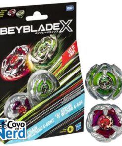 Beyblade X Chain Incendio 5-60HT and Arrow Wizard 4-60N Dual Pack Set