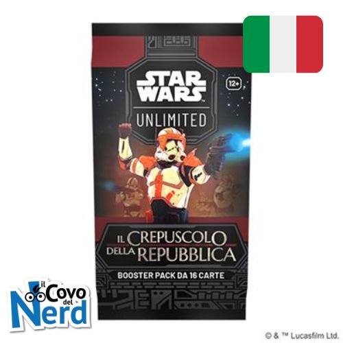 Alternative view of Bustina Il Crepuscolo della Repubblica Singola Star Wars Unlimited TCG ITA