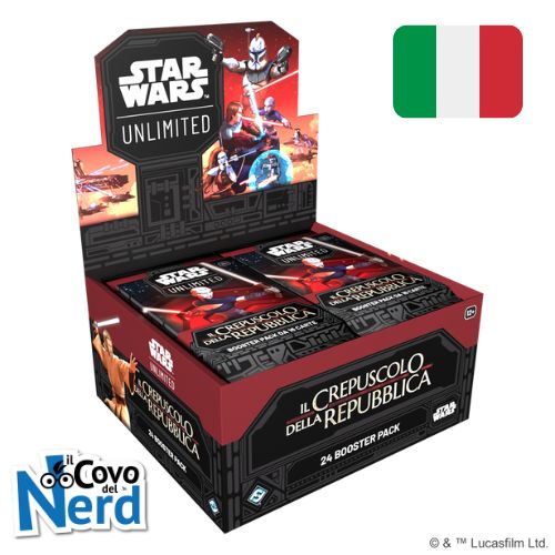 Il Crepuscolo della Repubblica Box (24 BUSTE) Star Wars Unlimited TCG ITA