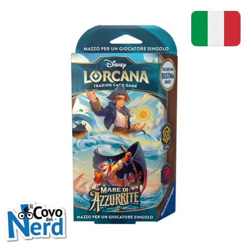 Jim e Tigro - ITA Starter Deck Ambra/Rubino - Mare di Azzurrite - Lorcana TCG Disney