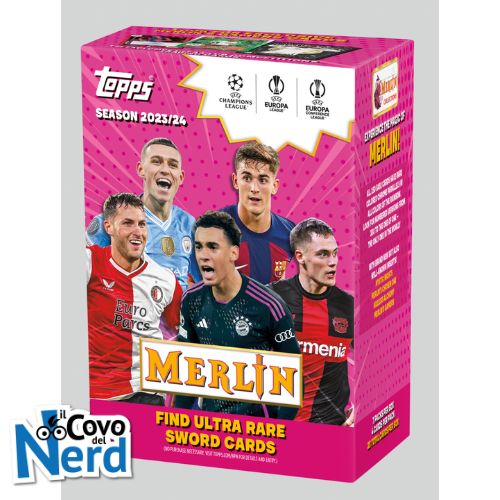 Value Box Merlin 2023/24 UCC - Topps®(7 Bustine da 4 Carte)