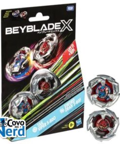 Beyblade X Tail Viper 5-80O and Sword Dran 3-60F Dual Pack Set