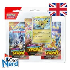 Surging Sparks Zapdos Blister 3 Bustine - Pokémon TCG - ENG