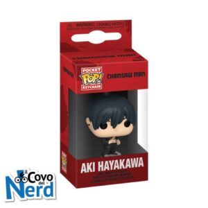 Funko POP! Keychain: Chainsaw Man - Aki Hayakawa