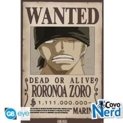 One Piece - Poster "Wanted Roronoa Zoro" (91.5x61) GBYDCO619