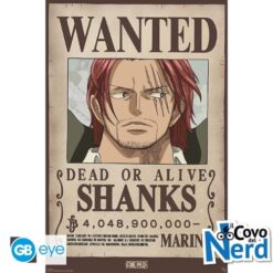 One Piece - Poster "Wanted Shanks" (91.5x61) GBYDCO654