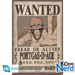 One Piece - Poster "Wanted Portgas D. Ace" (91.5x61) ABYDCO410