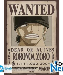 One Piece - Poster "Wanted Roronoa Zoro" (52x38) GBYDCO624