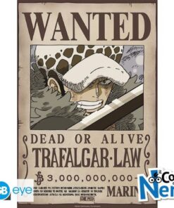 One Piece - Poster "Wanted Trafalgar Law" (52x38) GBYDCO626